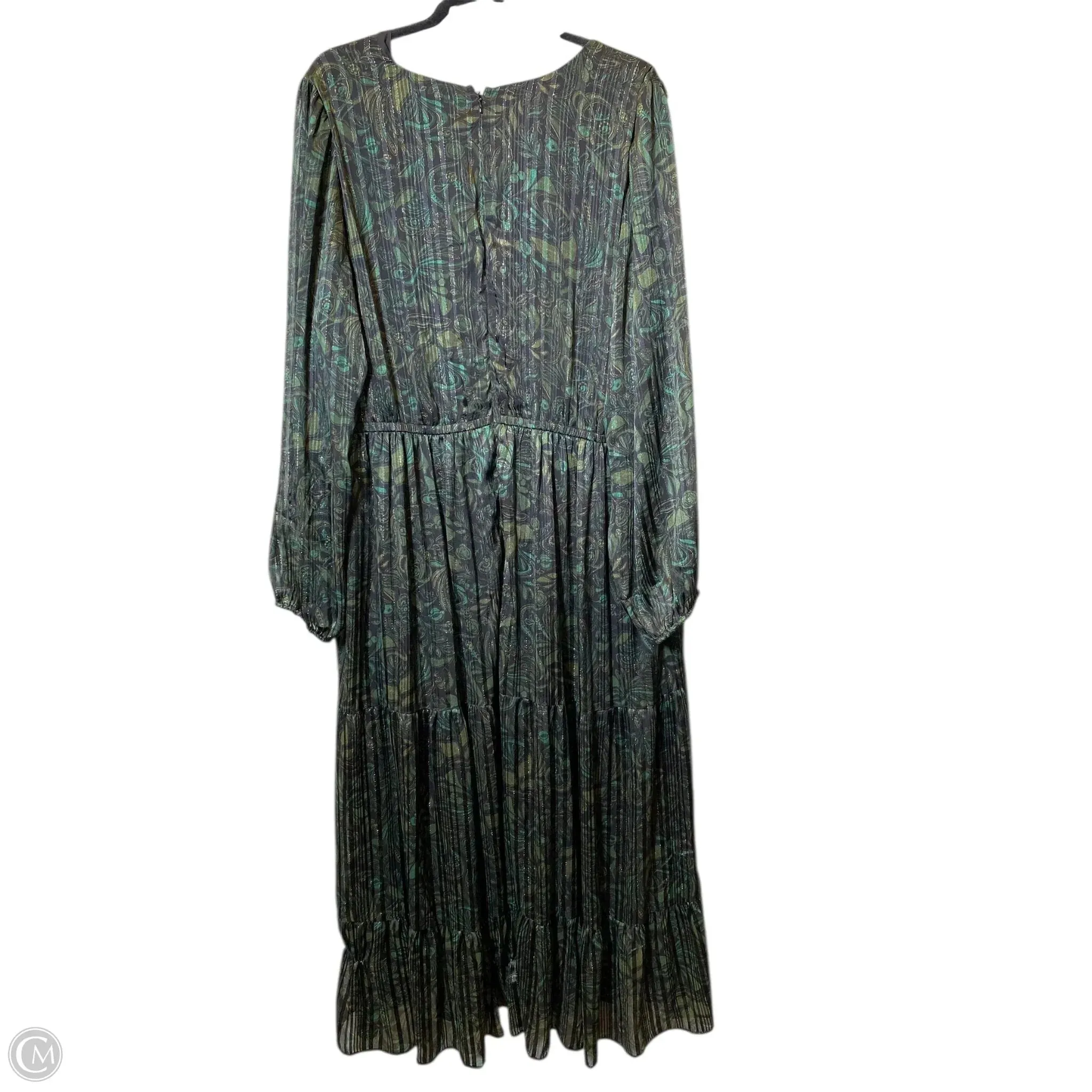 Dress Casual Maxi By Lane Bryant In Green, Size: 3x