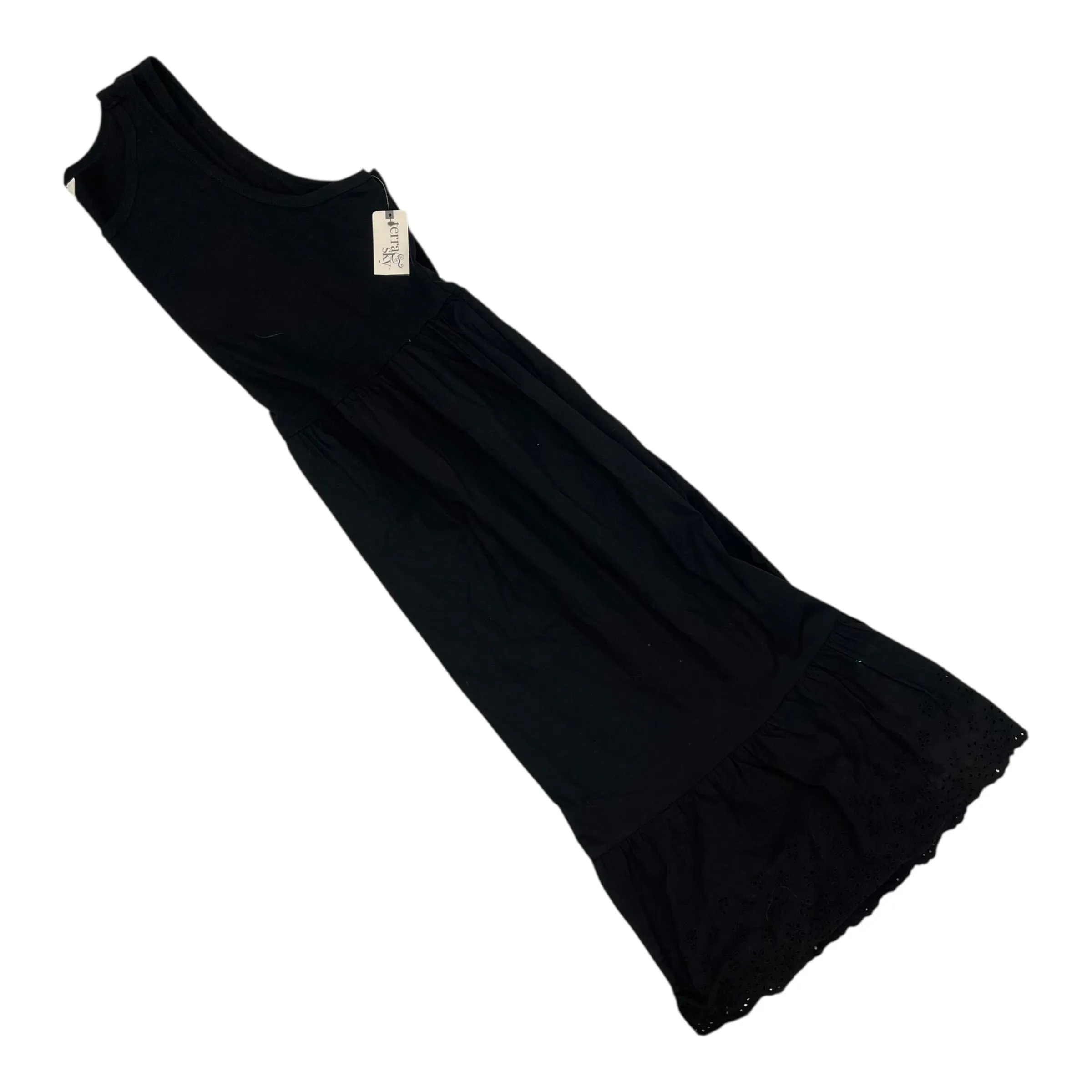 Dress Casual Maxi By Terra & Sky In Black, Size:2X