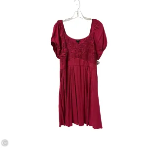 Dress Casual Midi By Torrid In Pink, Size: 1x
