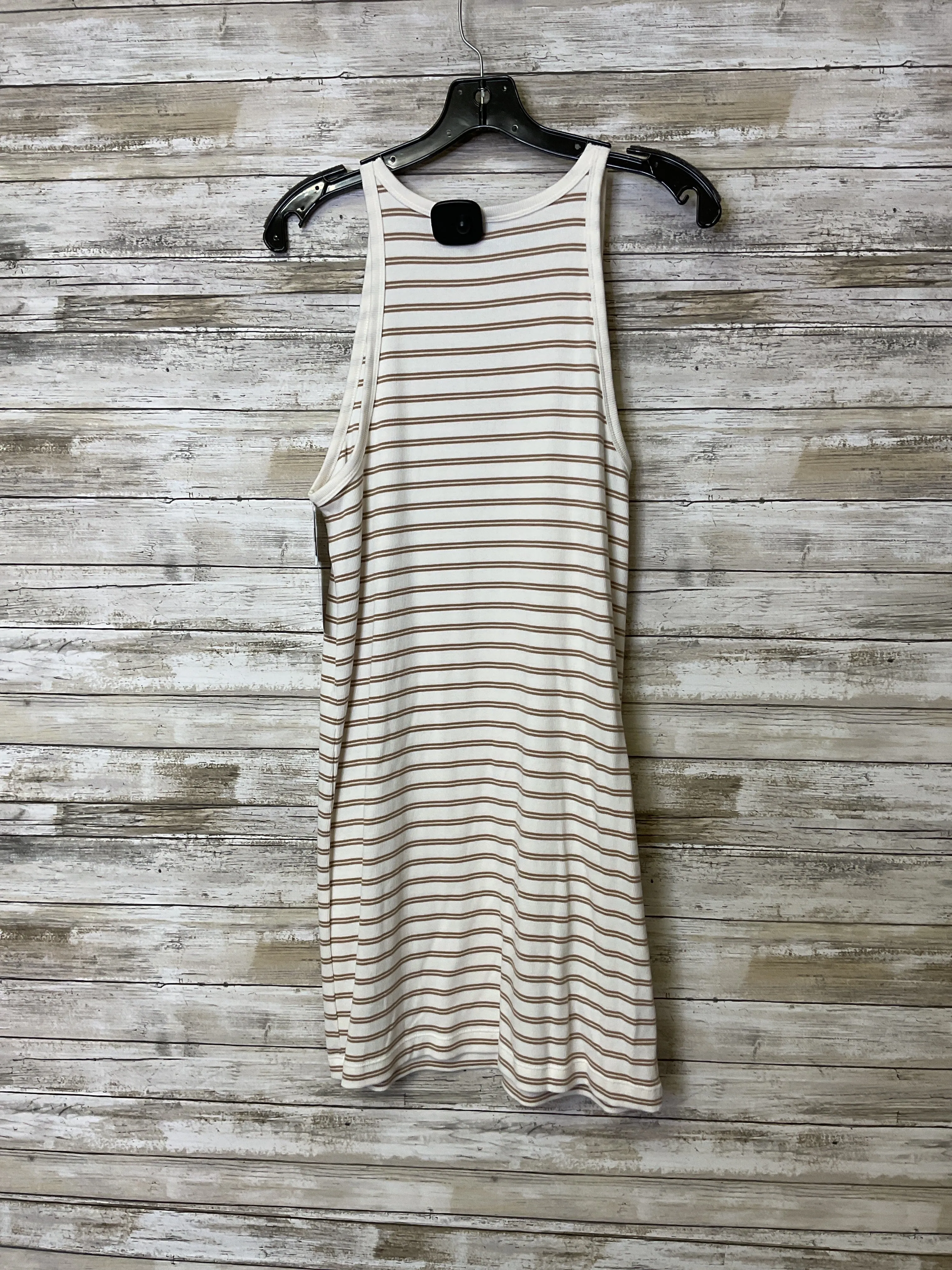 Dress Casual Short By Old Navy In Tan & White, Size:Xl