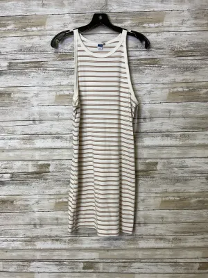 Dress Casual Short By Old Navy In Tan & White, Size:Xl