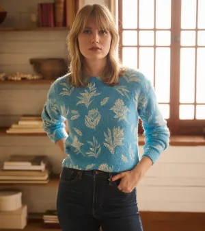 Ella Sweater - Linen Flowers -Hatley