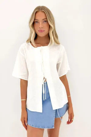 Ellie Top White