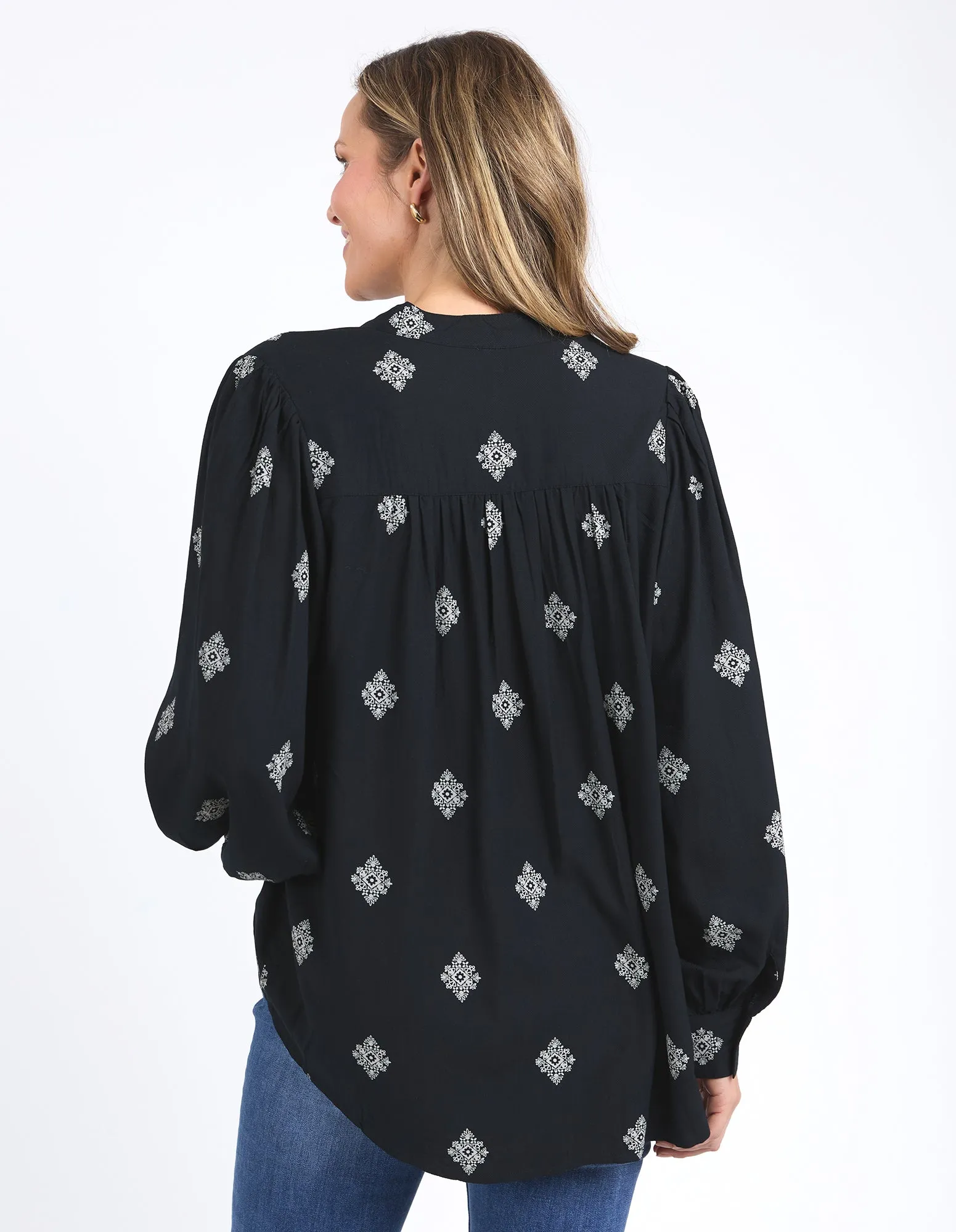 Elm Georgina Print Blouse Georgina Print