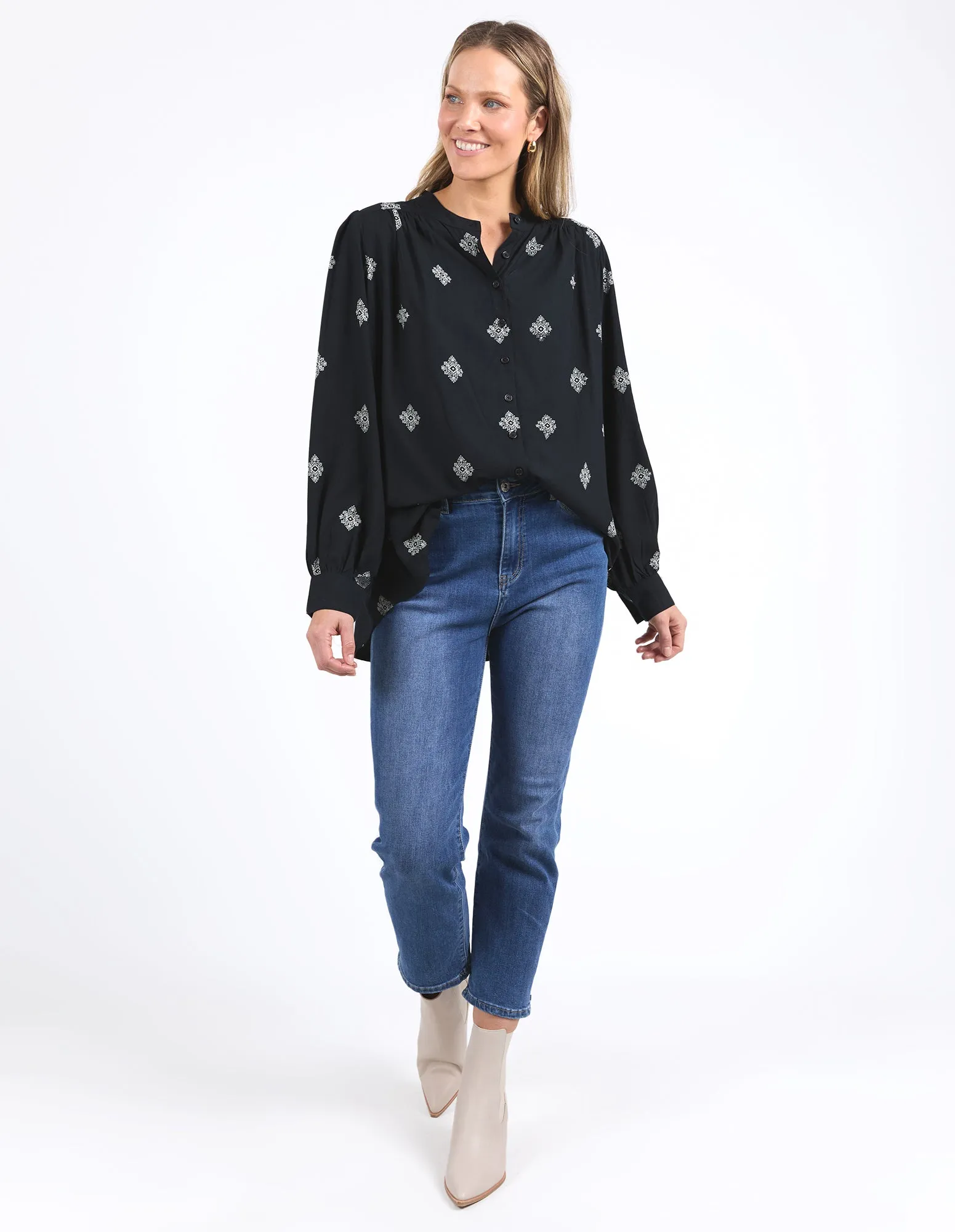 Elm Georgina Print Blouse Georgina Print