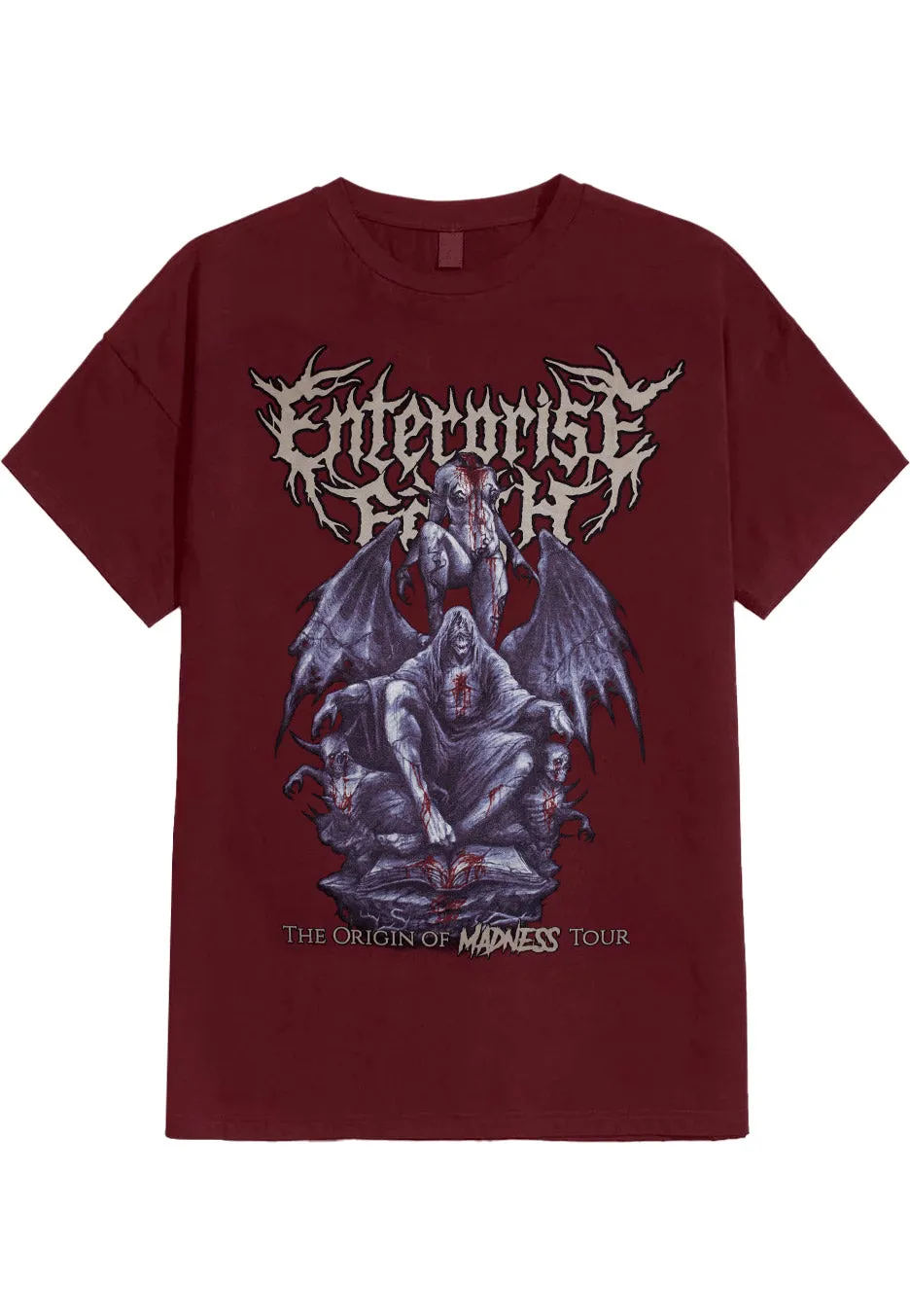 Enterprise Earth - The Origin Of Madness Tour 2025 Maroon - T-Shirt