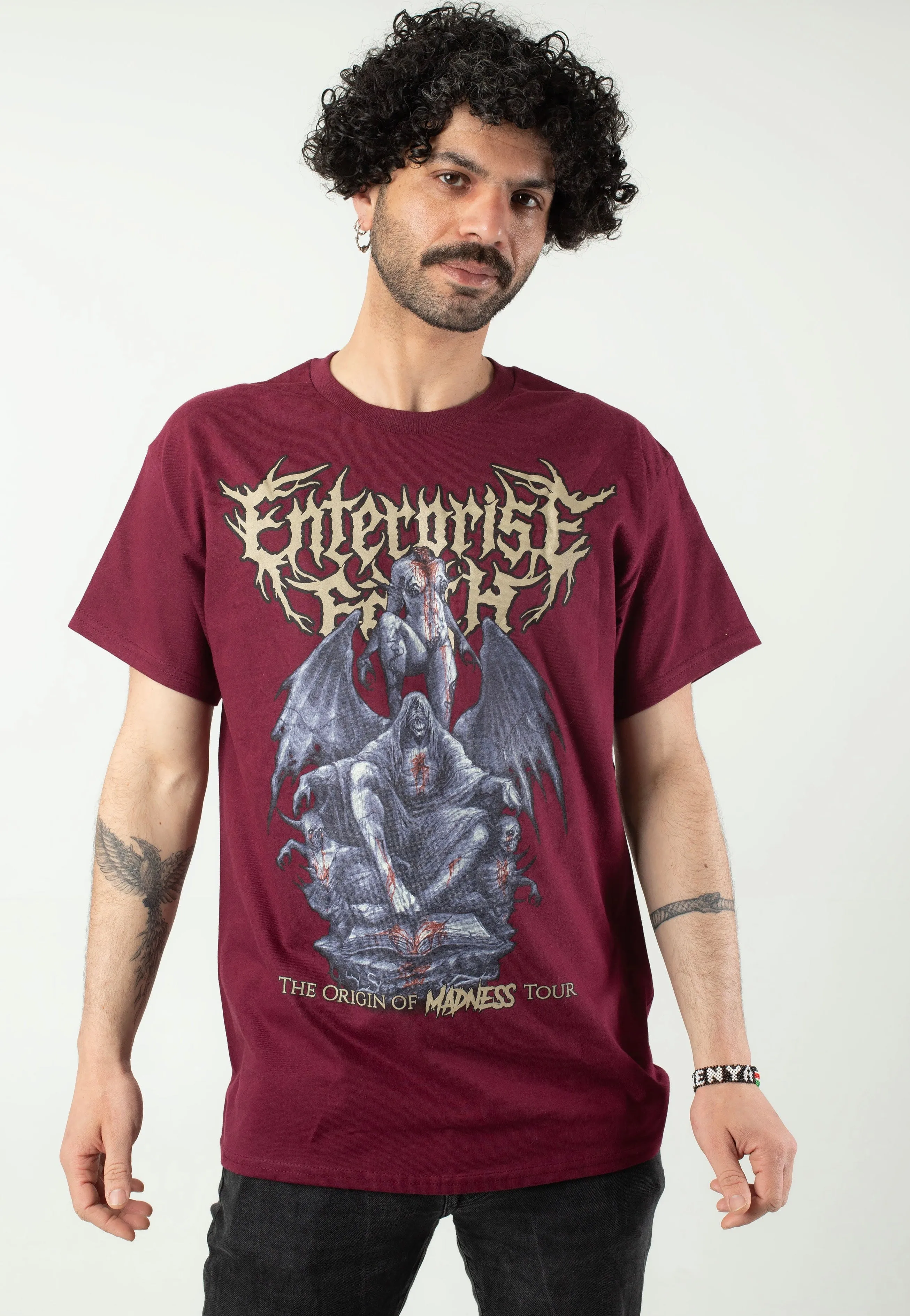 Enterprise Earth - The Origin Of Madness Tour 2025 Maroon - T-Shirt