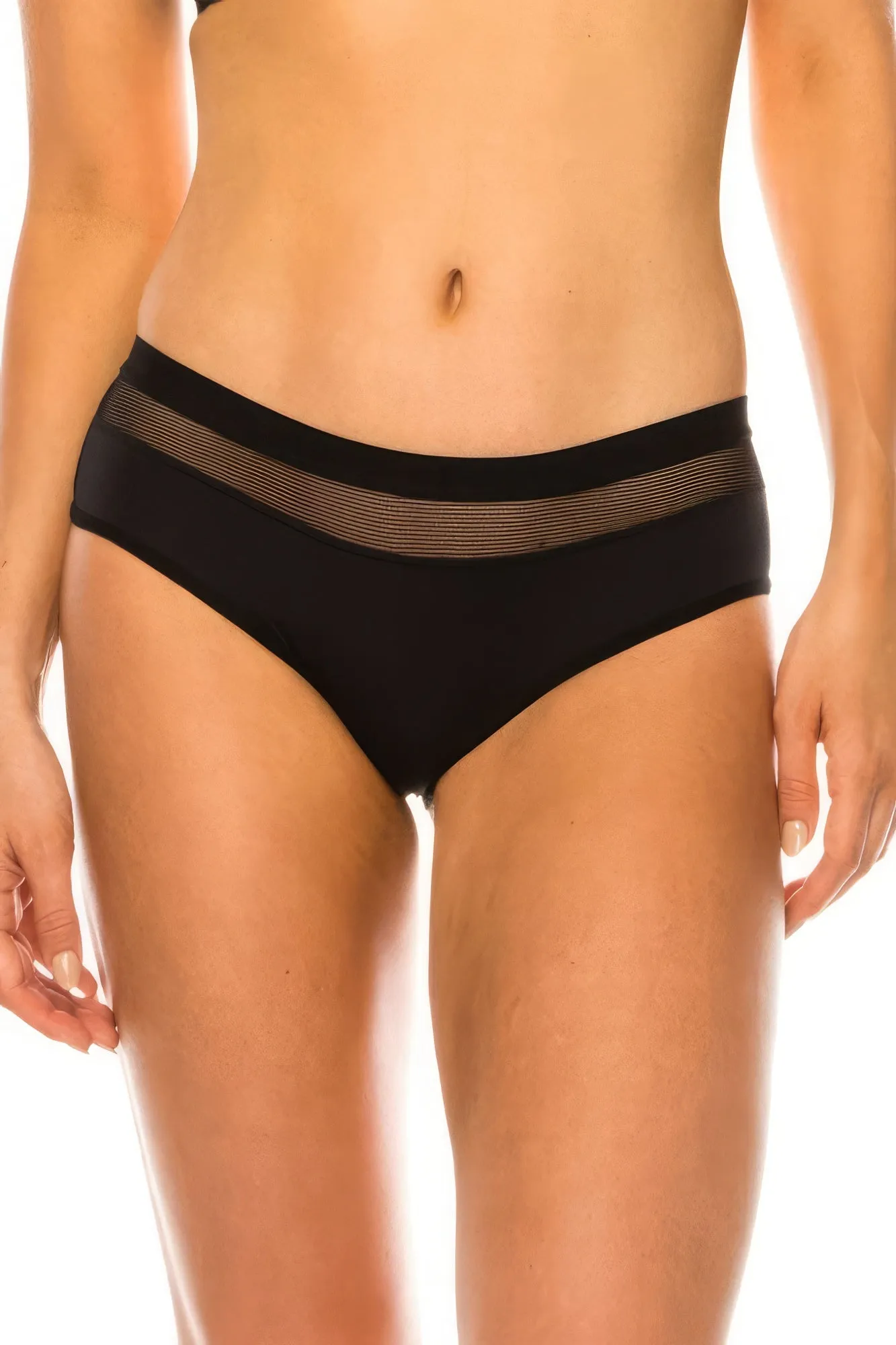 FASHNZFAB Women's Mesh Hipster Panty