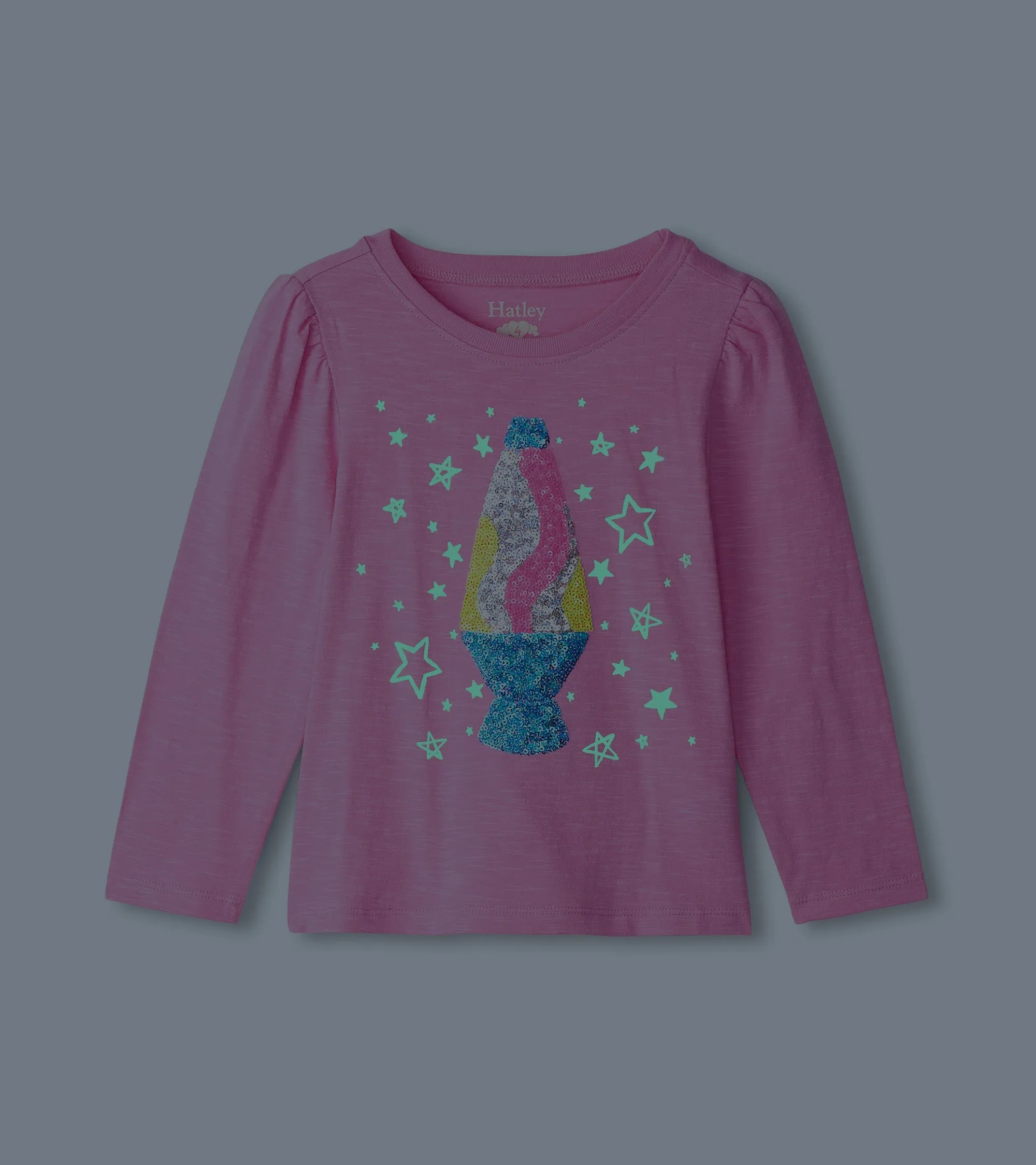 Girls Lava Lamp Long Sleeve Graphic Tee -Hatley