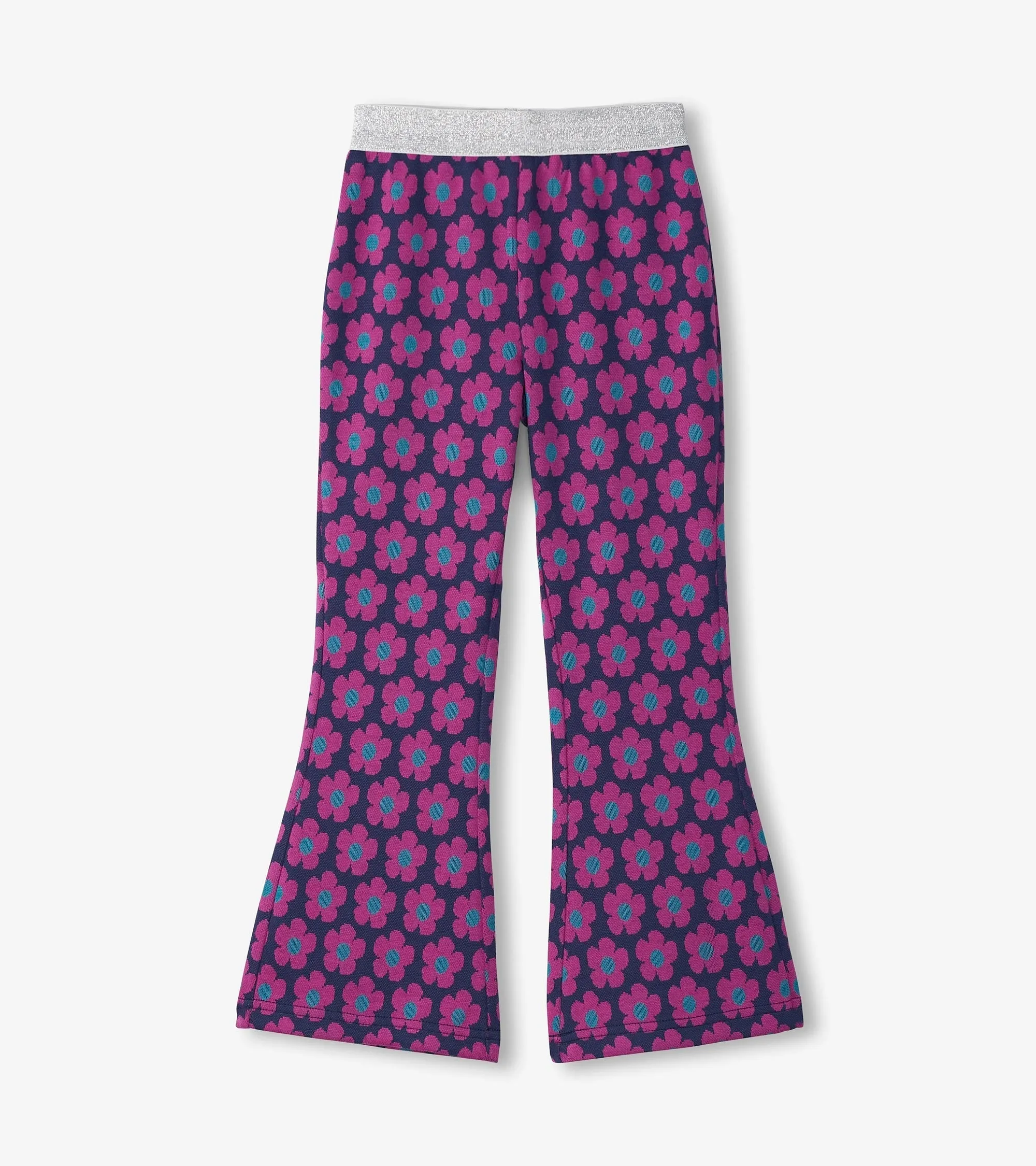 Girls Mini Flower Fun Waist Flare Pants -Hatley