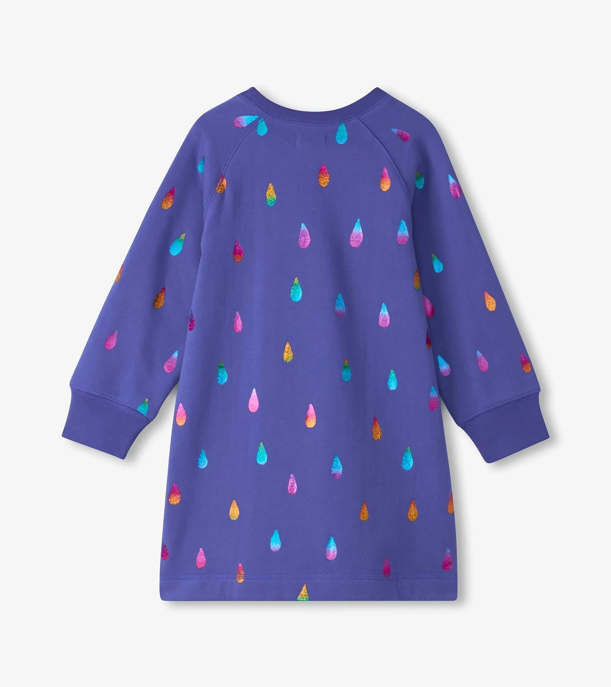 Girls Rainbow Raindrops Sweater Dress -Hatley
