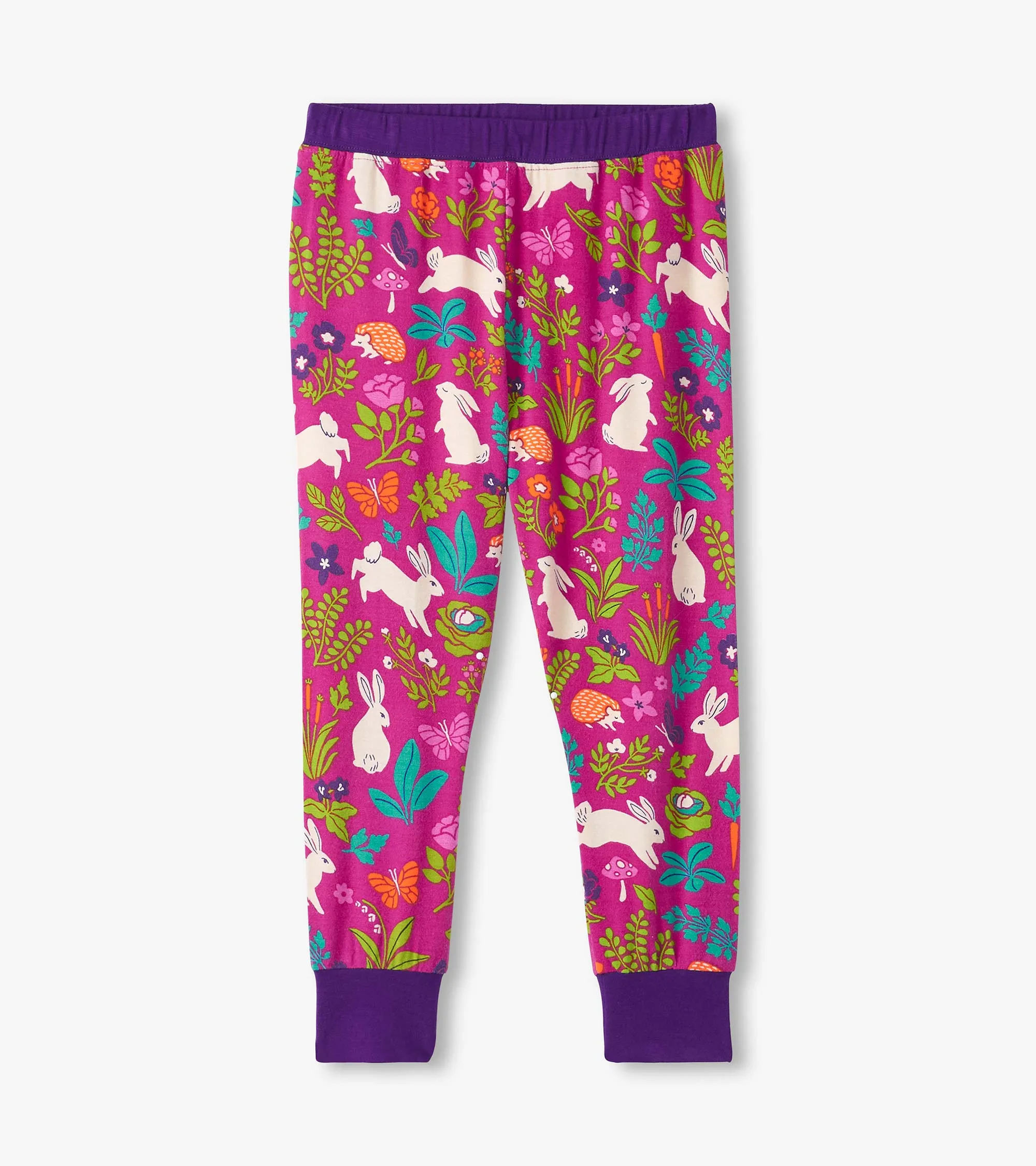 Girls Wild Bunnies Bamboo Pajama Set -Hatley