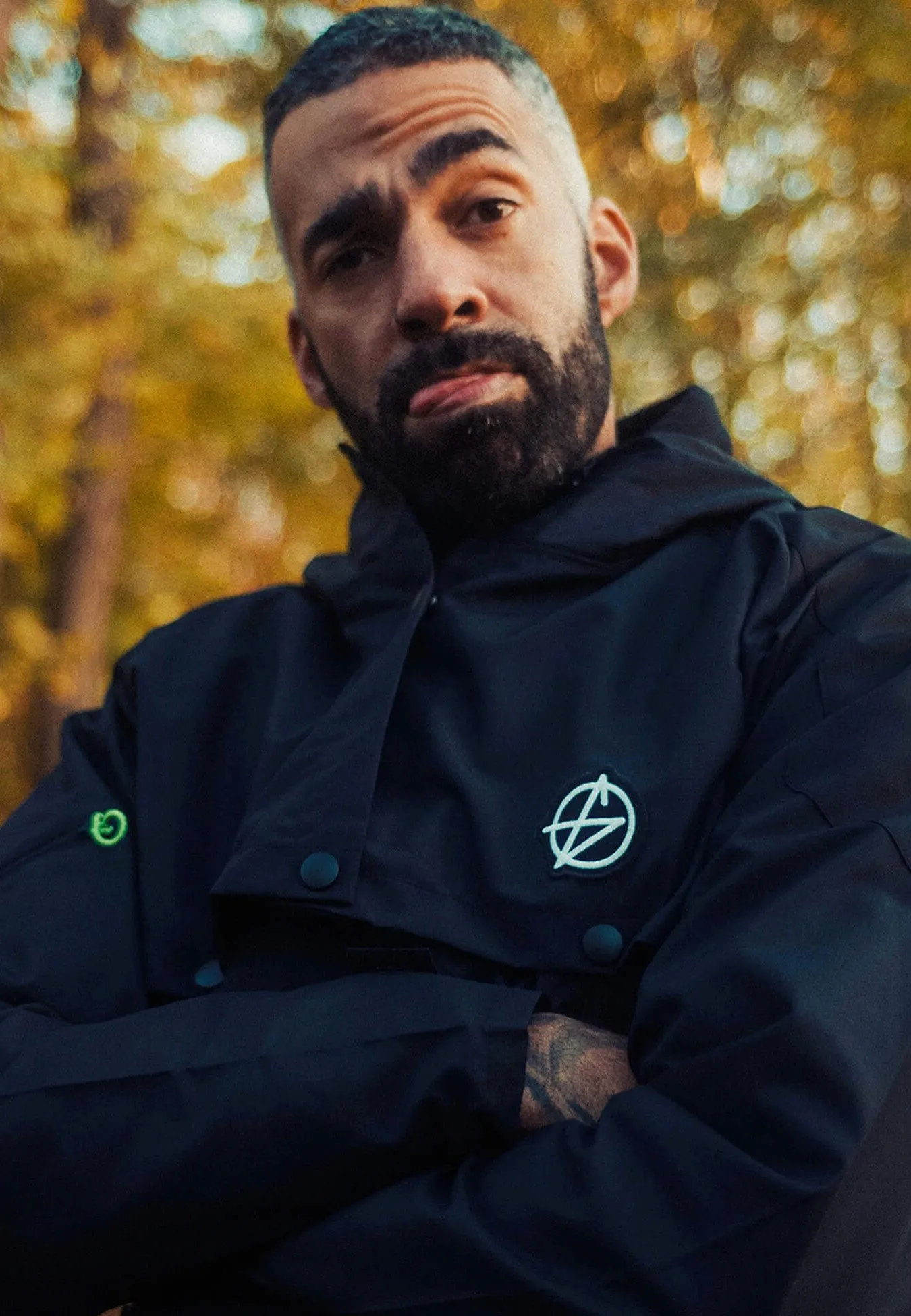 Green Berlin - Govest Rain Black - Jacket