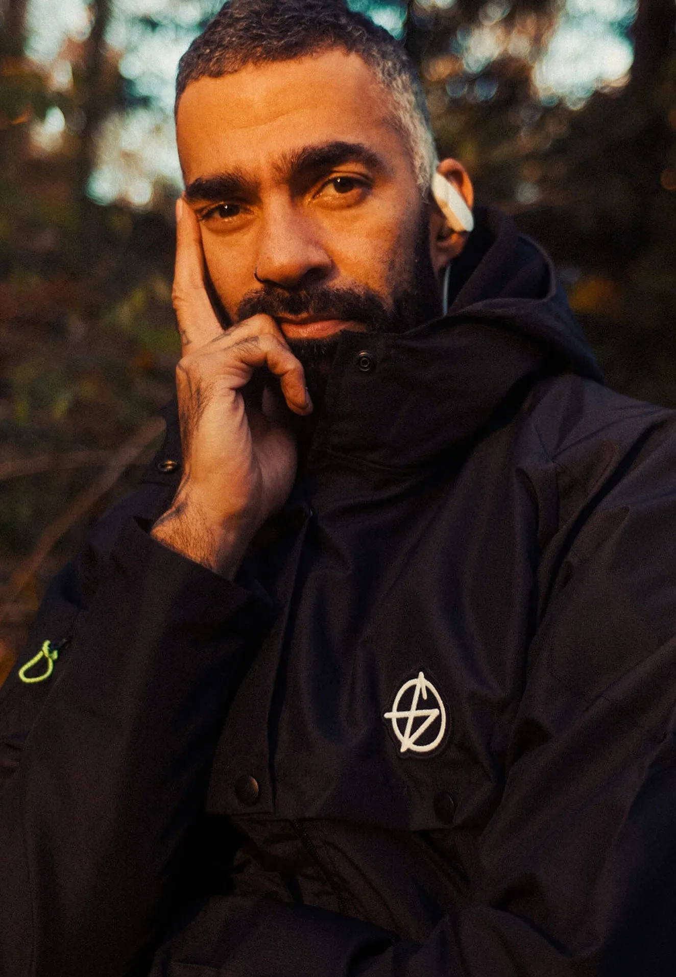 Green Berlin - Govest Rain Black - Jacket