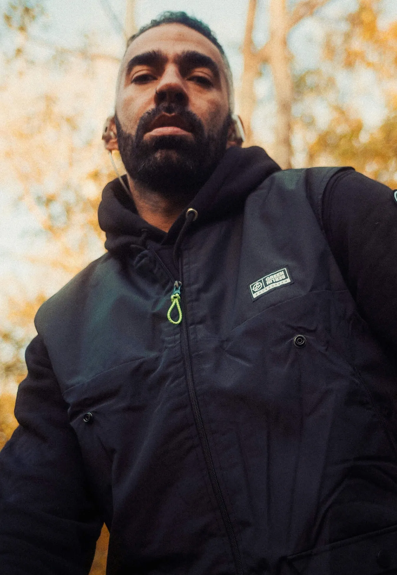 Green Berlin - Govest Rain Black - Jacket