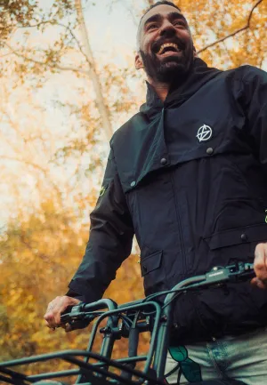 Green Berlin - Govest Rain Black - Jacket