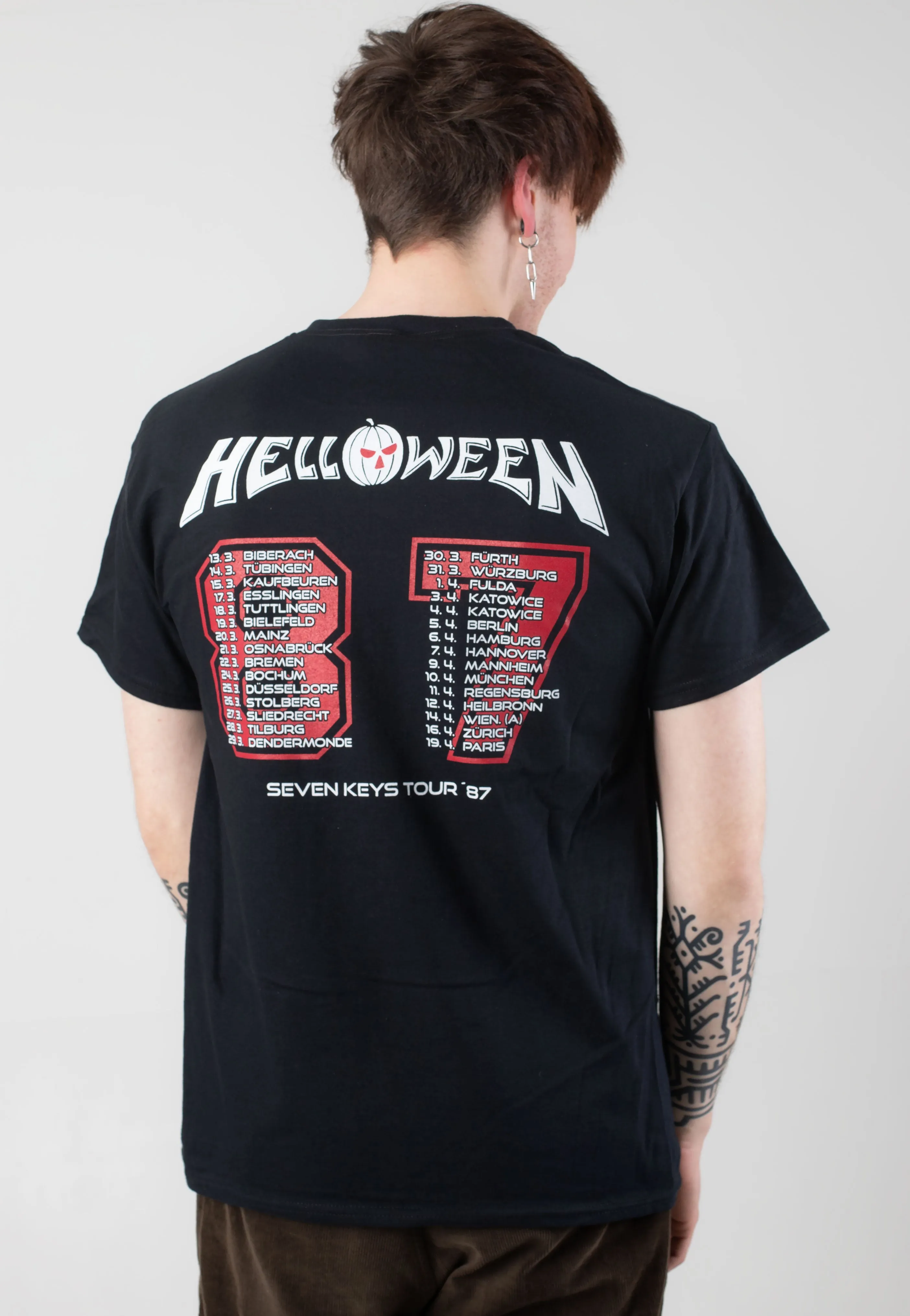 Helloween - Seven Keys Tour 87 - T-Shirt