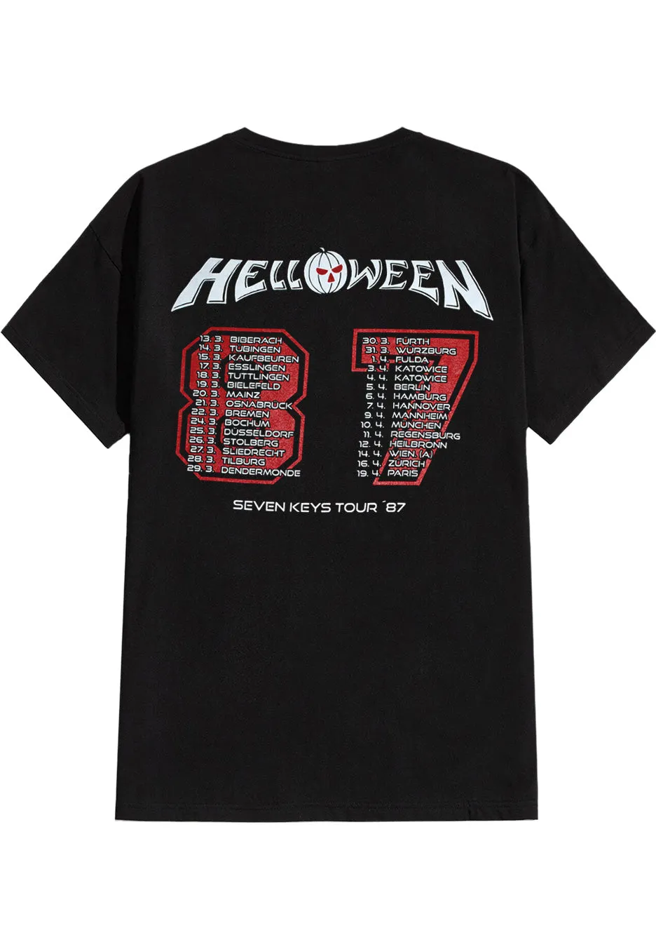Helloween - Seven Keys Tour 87 - T-Shirt
