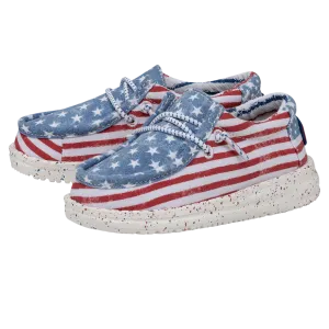 Hey Dude Wally Toddler Patriotic Stars & Stripes
