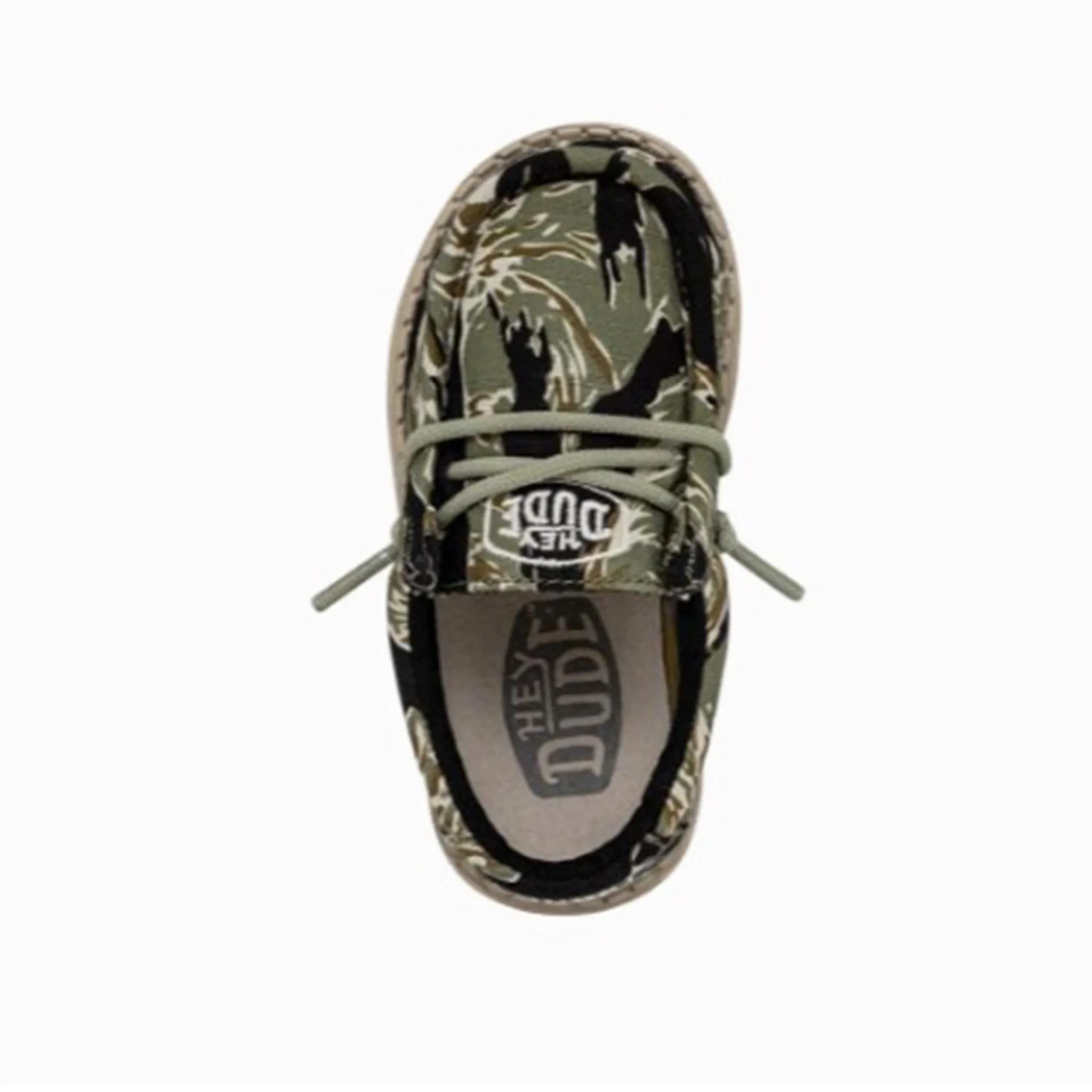 Hey Dude Wally Toddler Ripstop Tiger Stripe Camoflauge
