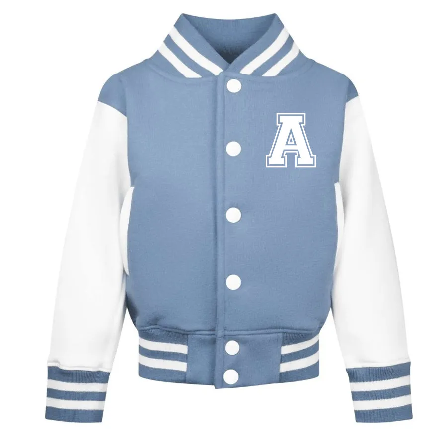 Home Run Personalised Initial Baseball Jacket (1-10 Years)