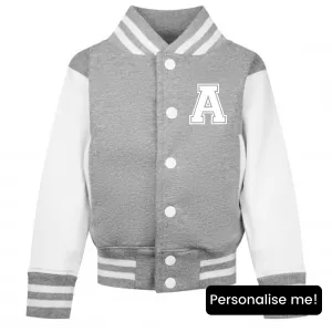 Home Run Personalised Initial Baseball Jacket (1-10 Years)