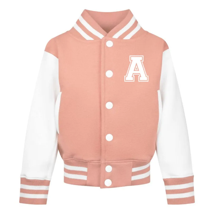 Home Run Personalised Initial Baseball Jacket (1-10 Years)