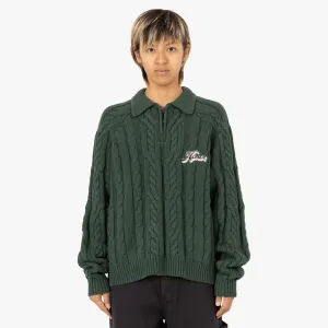 Honor The Gift Cable Zip Leisure Henley / Green