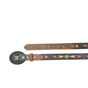 Hooey Kid's Whipstitched Belt