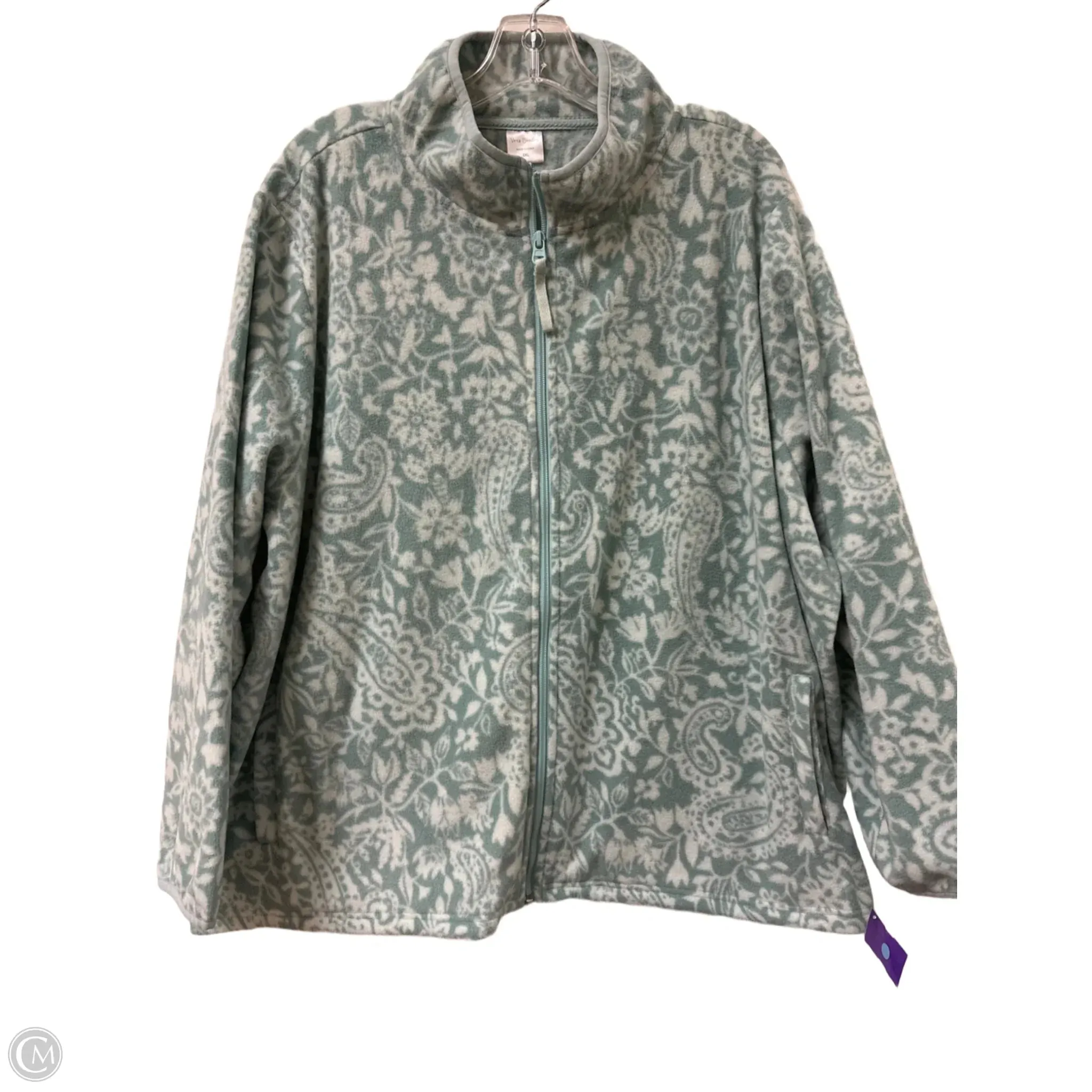 Jacket Fleece By Vera Bradley In Blue, Size: 3x