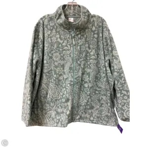 Jacket Fleece By Vera Bradley In Blue, Size: 3x