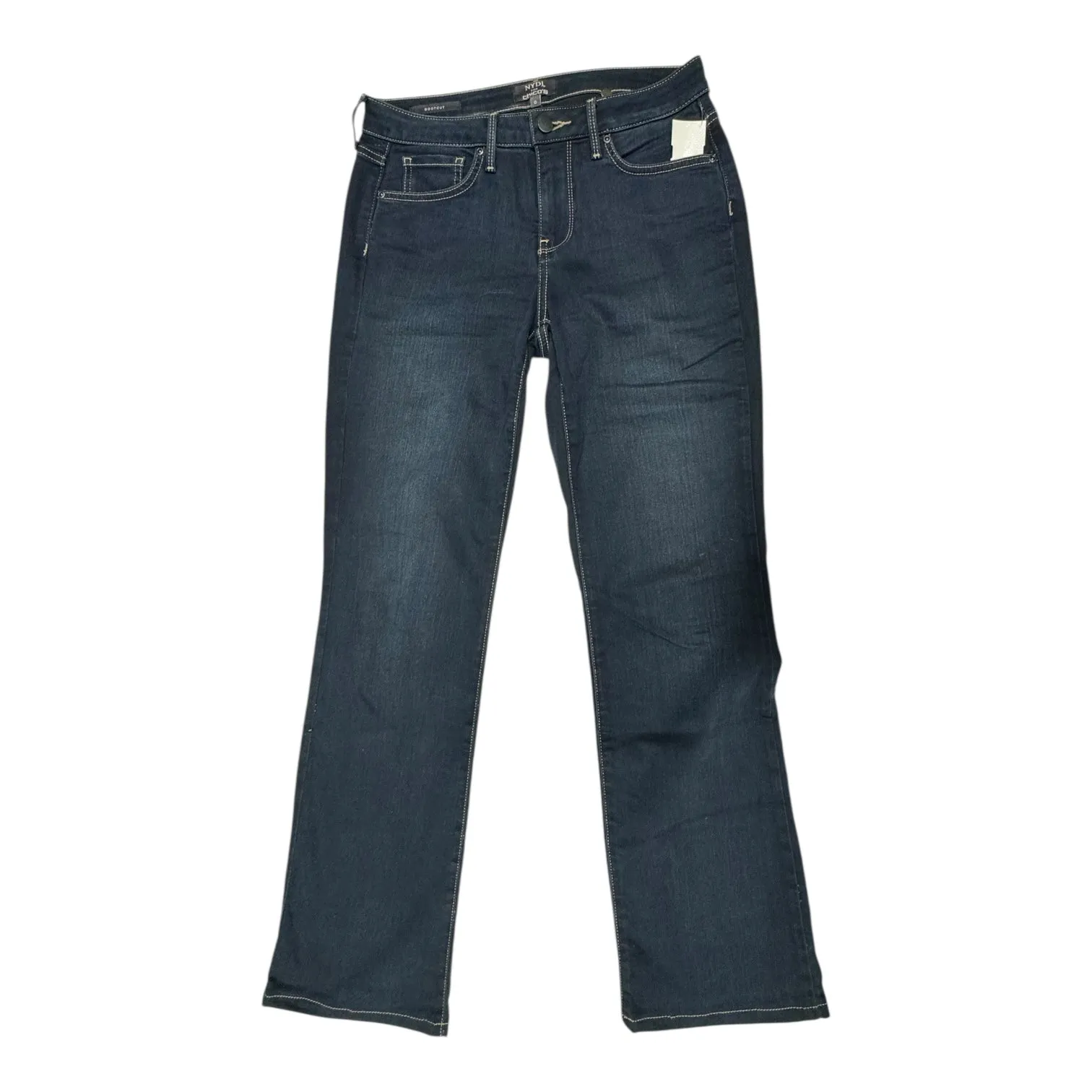 Jeans Boot Cut By Chicos In Blue Denim, Size:0