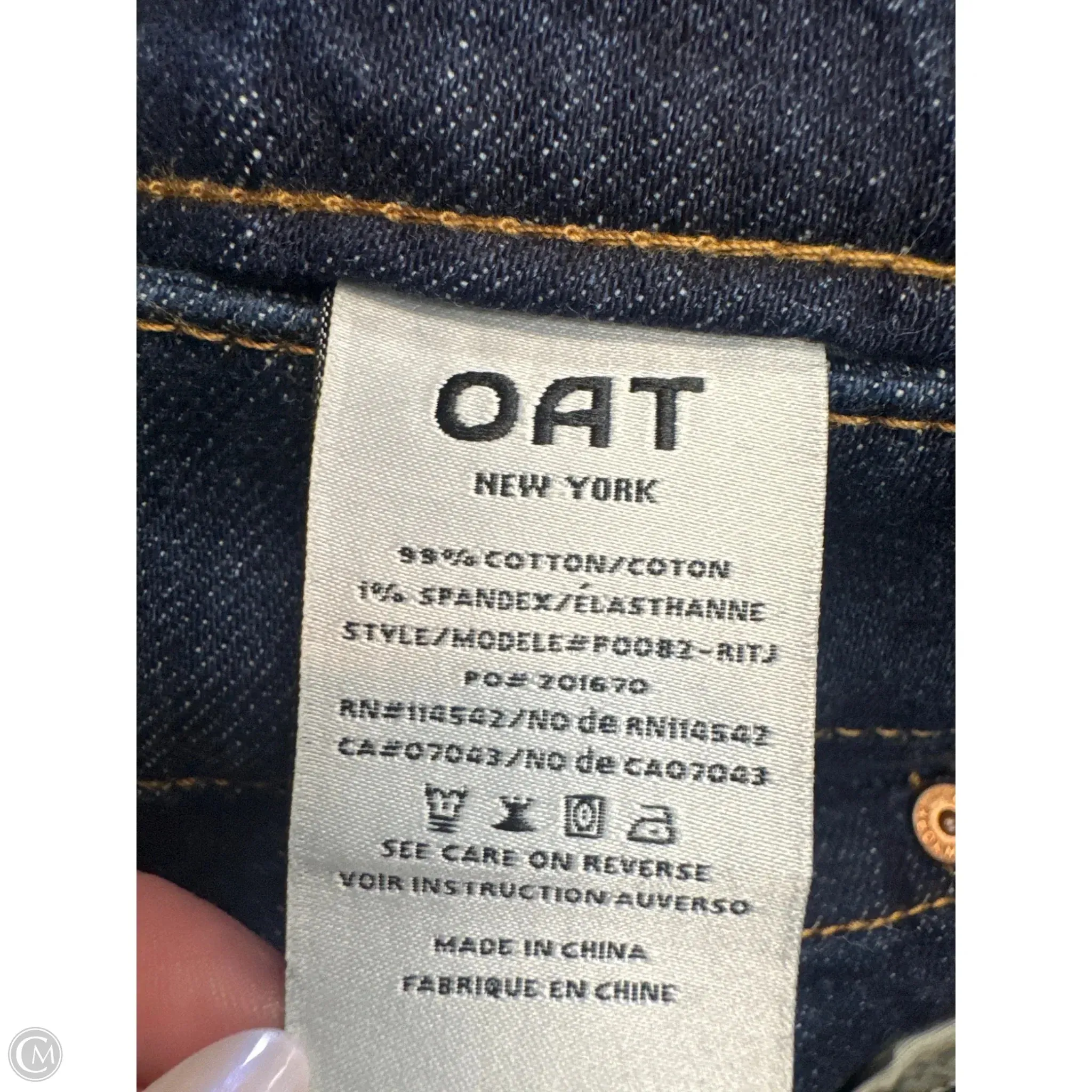 Jeans Boot Cut By Cmc In Blue Denim, Size: 2