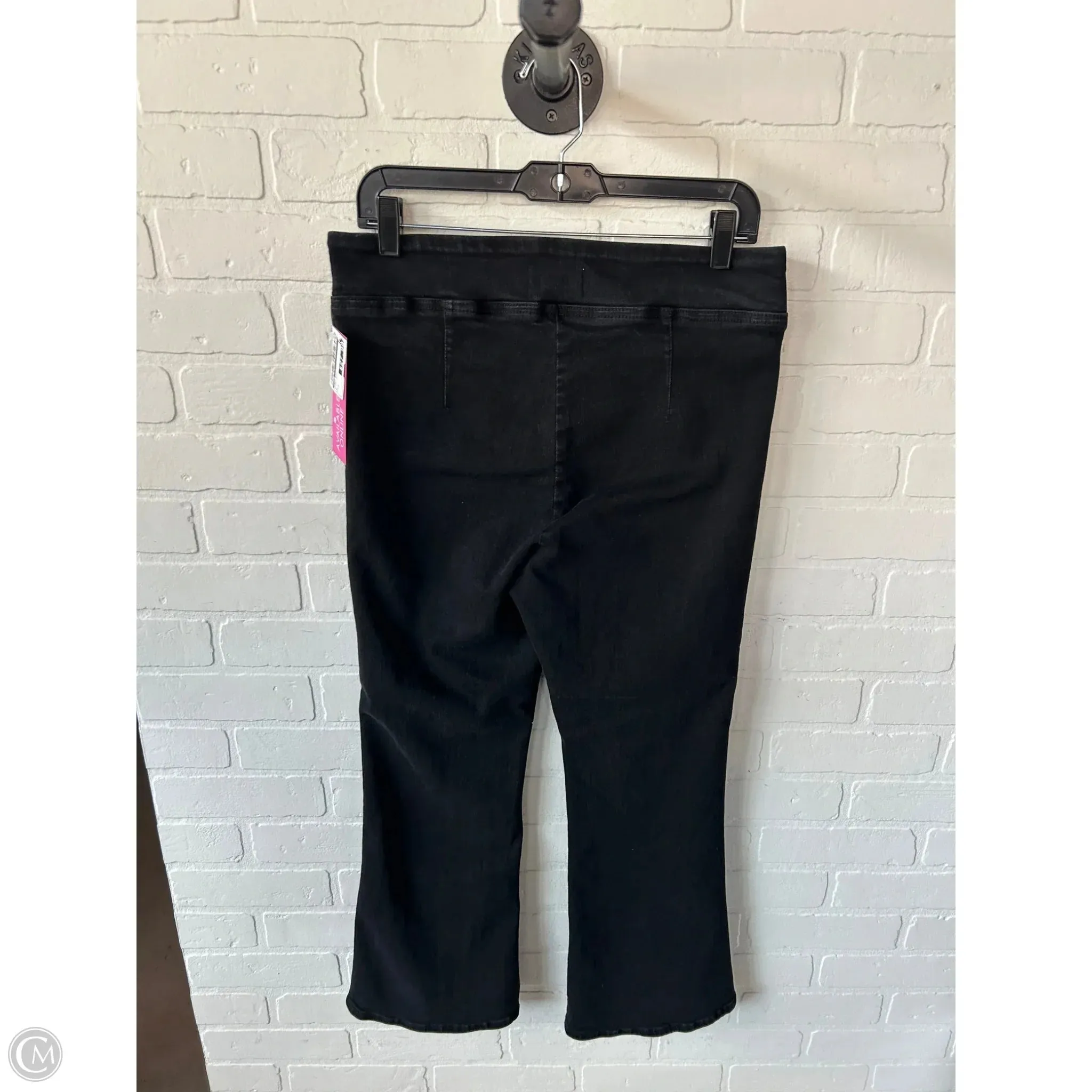Jeans Boot Cut By Frame In Black Denim, Size: 2