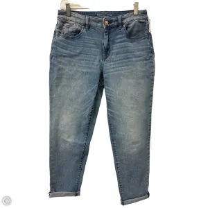 Jeans Boyfriend By Chicos In Blue Denim, Size: 4