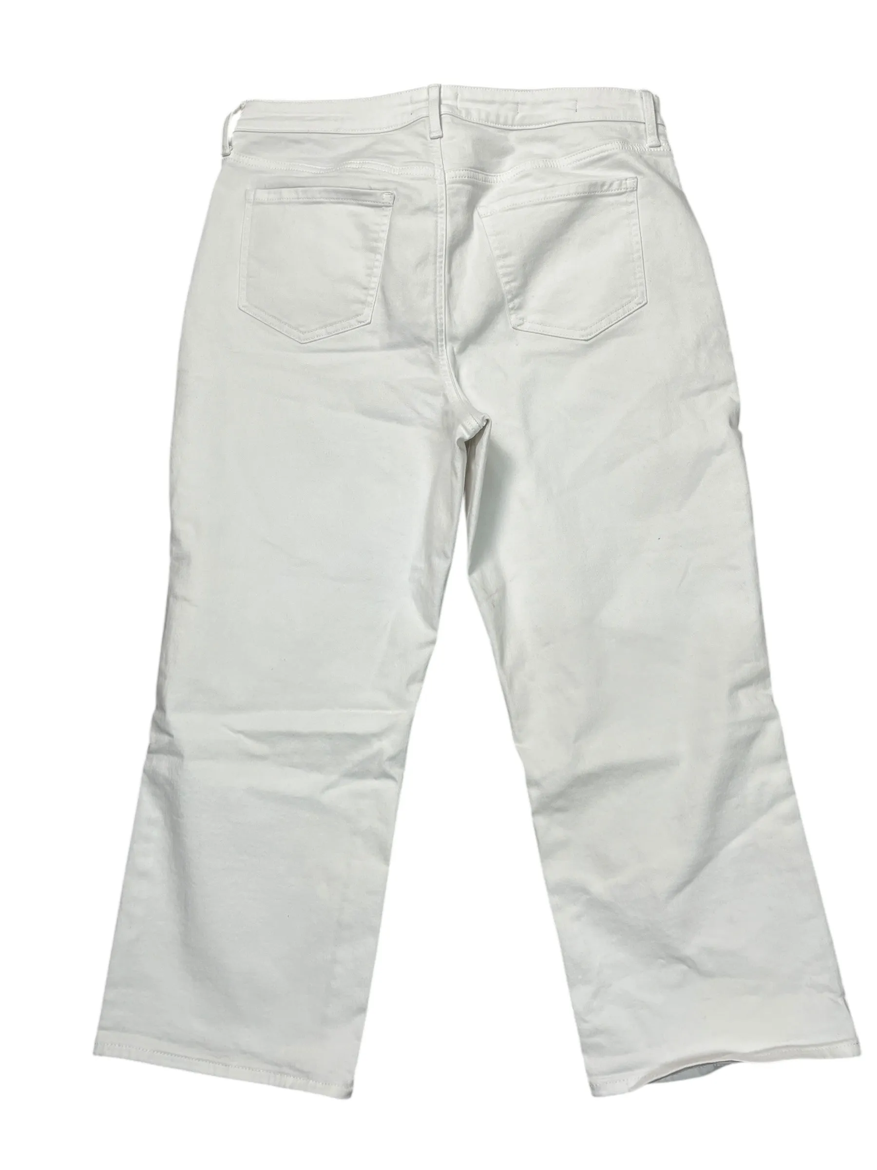 Jeans Cropped By Not Your Daughters Jeans In White Denim, Size:10