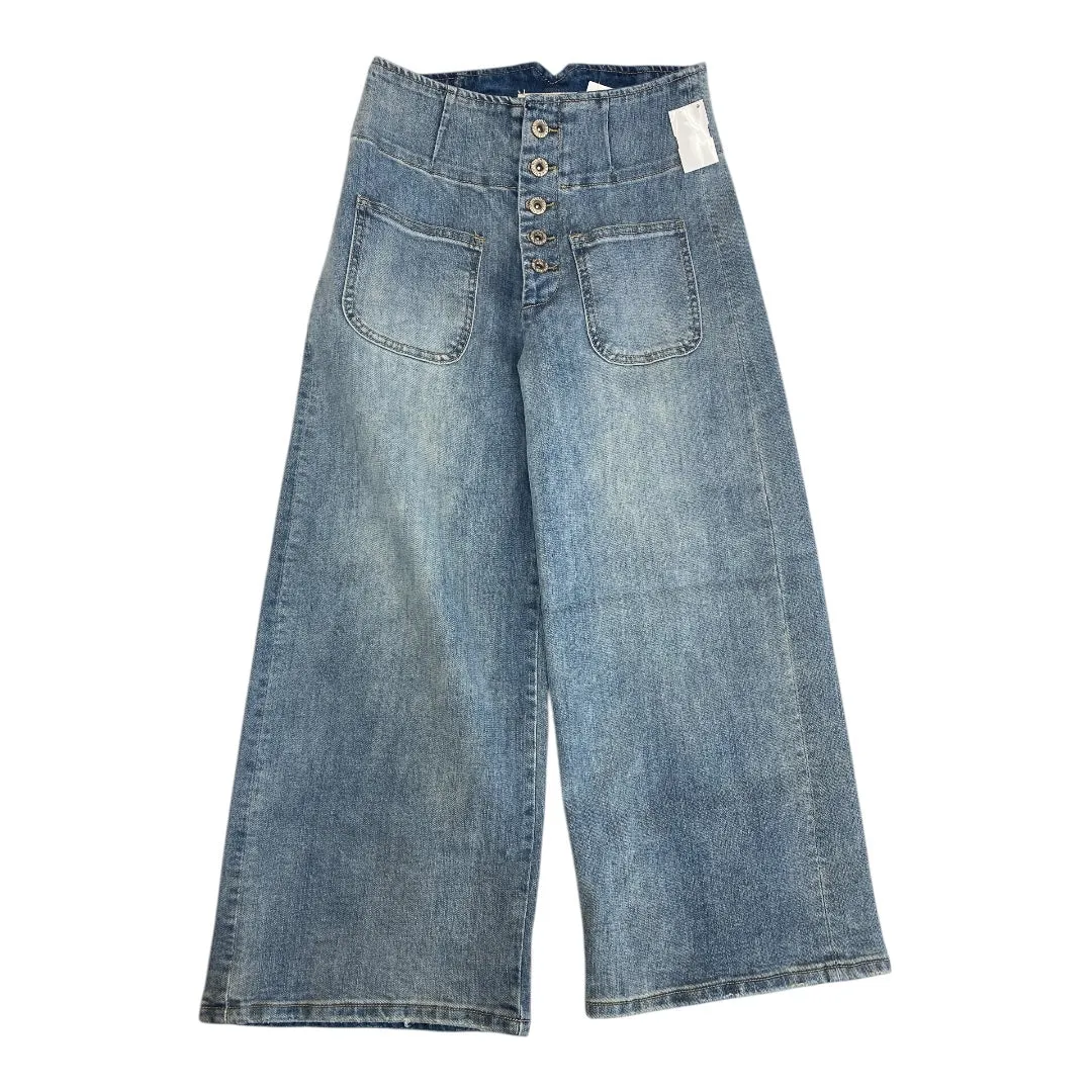 Jeans Cropped By Wishlist In Blue Denim, Size:S