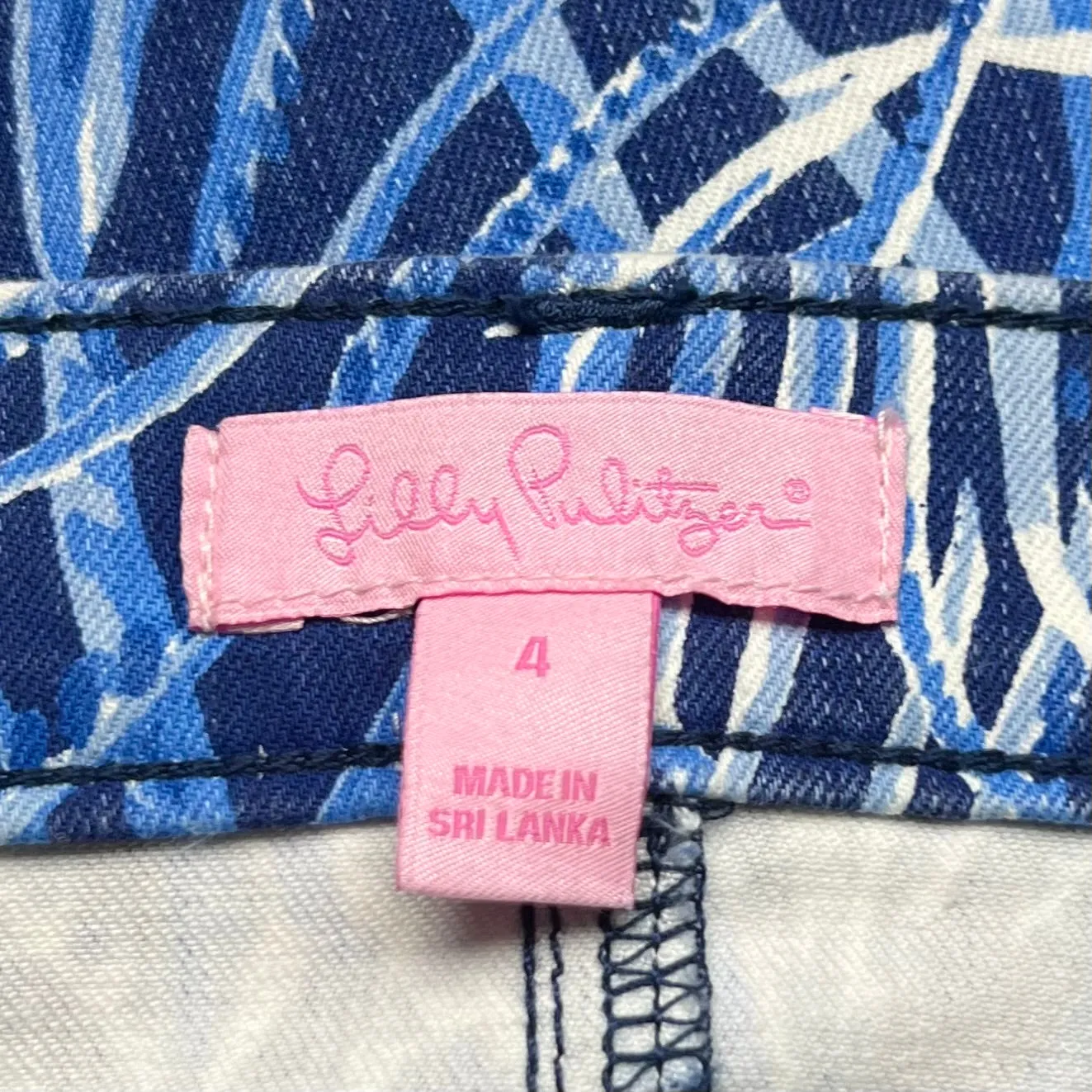 Jeans Designer By Lilly Pulitzer In Blue, Size: S