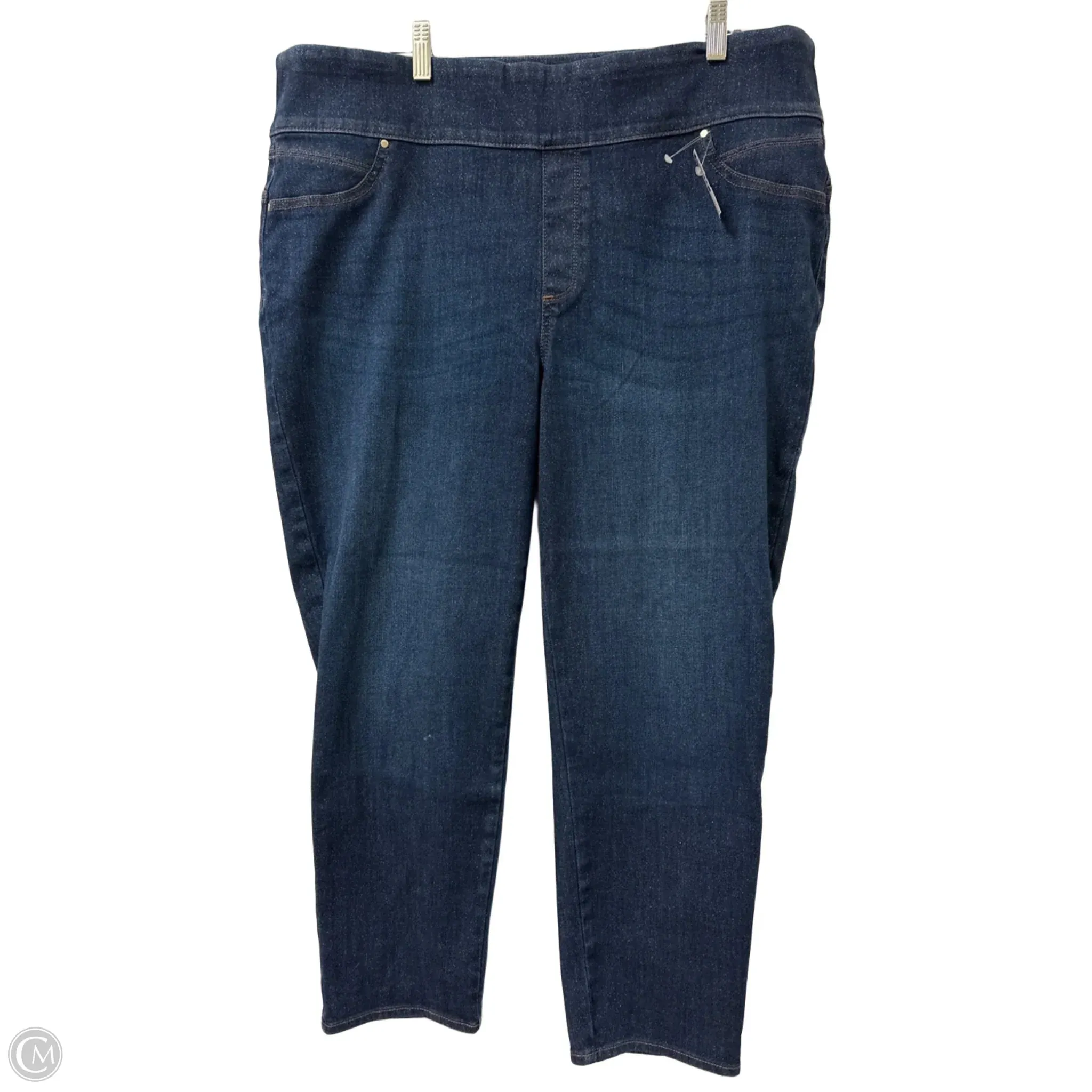 Jeans Skinny By Chicos In Blue Denim, Size: 18