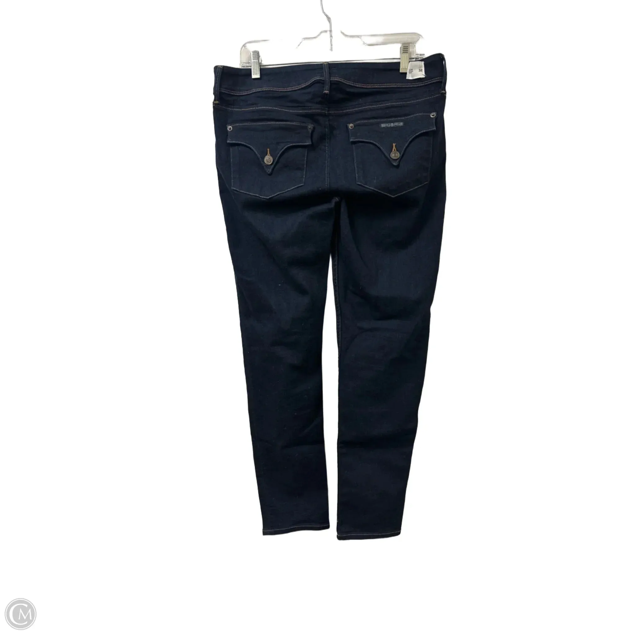 Jeans Skinny By Hudson In Blue Denim, Size: 14