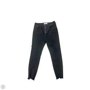 Jeans Skinny By Kancan In Black Denim, Size: 10
