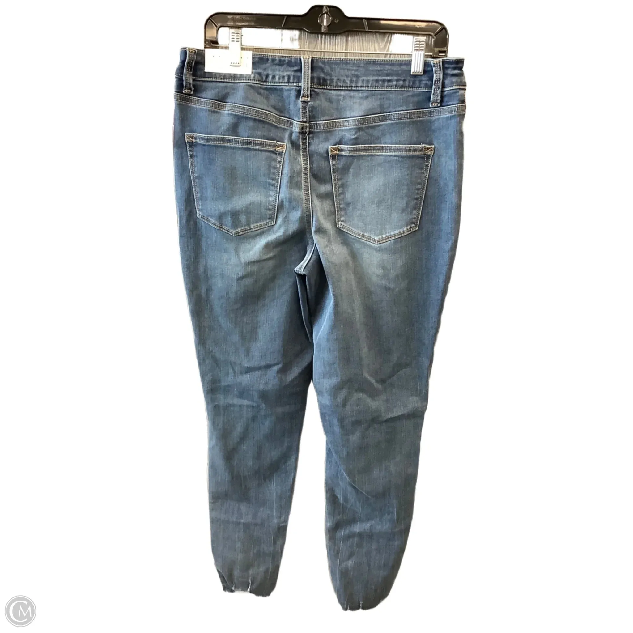 Jeans Skinny By Maurices In Blue Denim, Size: 12l
