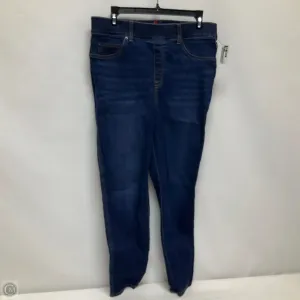 Jeans Skinny By Spanx In Blue Denim, Size: L