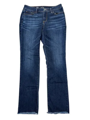 Jeans Straight By Ana In Blue Denim, Size:8