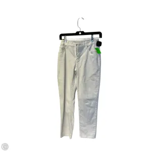 Jeans Straight By Chicos In White Denim, Size: 00