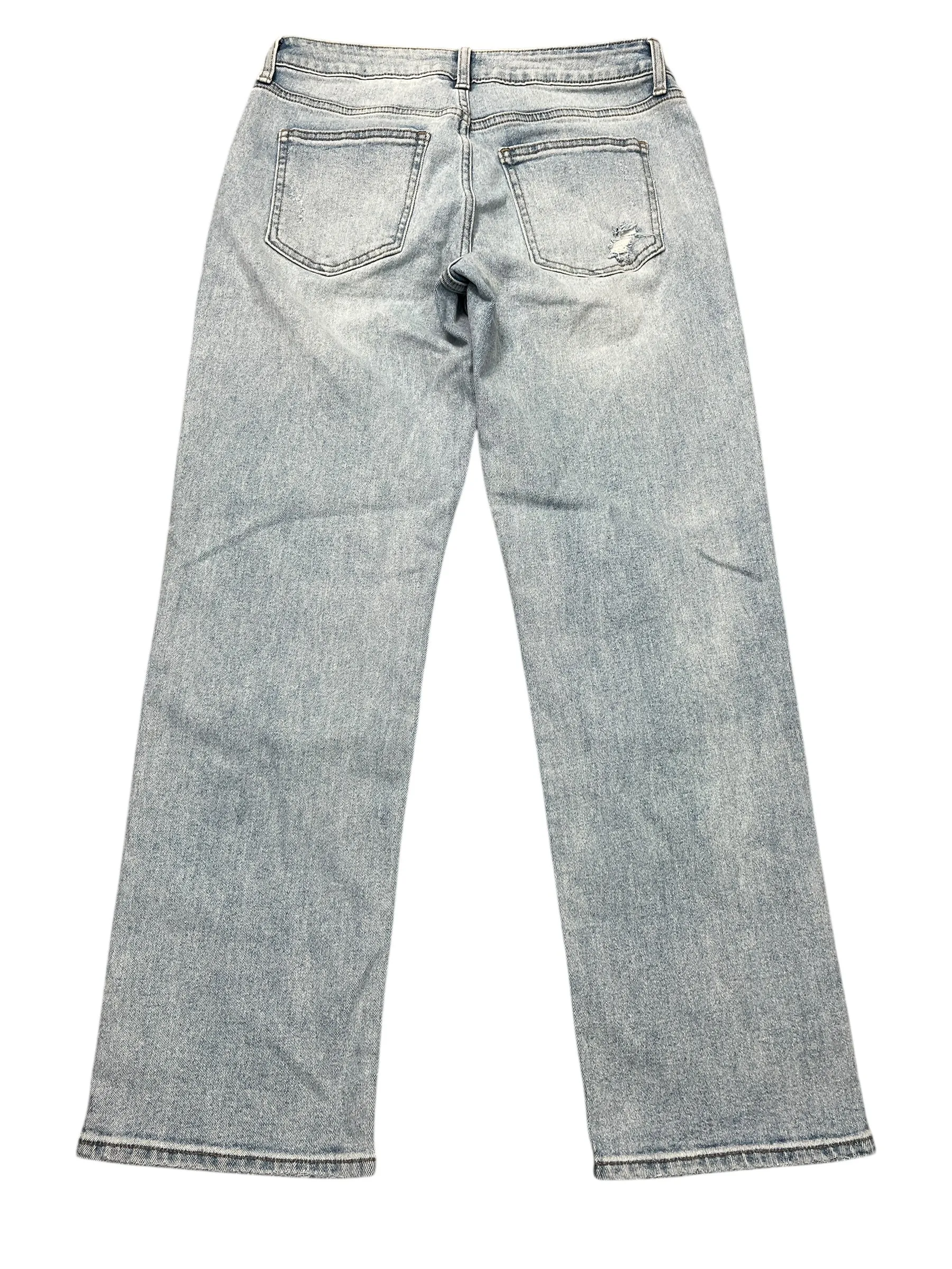 Jeans Straight By JUST USA In Blue Denim, Size:8