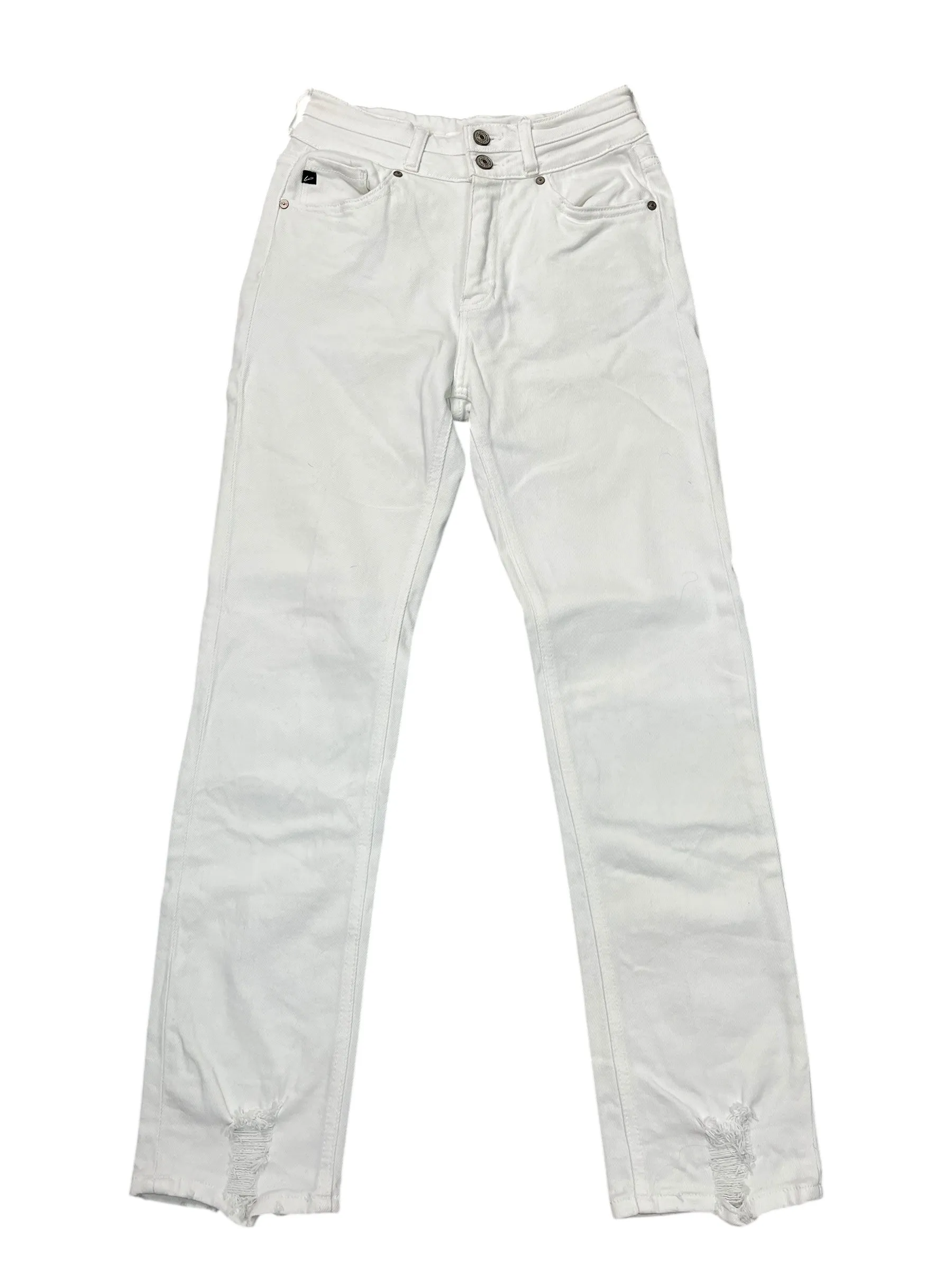 Jeans Straight By Kancan In White Denim, Size:2