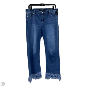 Jeans Straight By Liverpool In Blue Denim, Size: 6