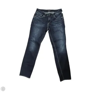 Jeans Straight By Silver In Blue Denim, Size: 12