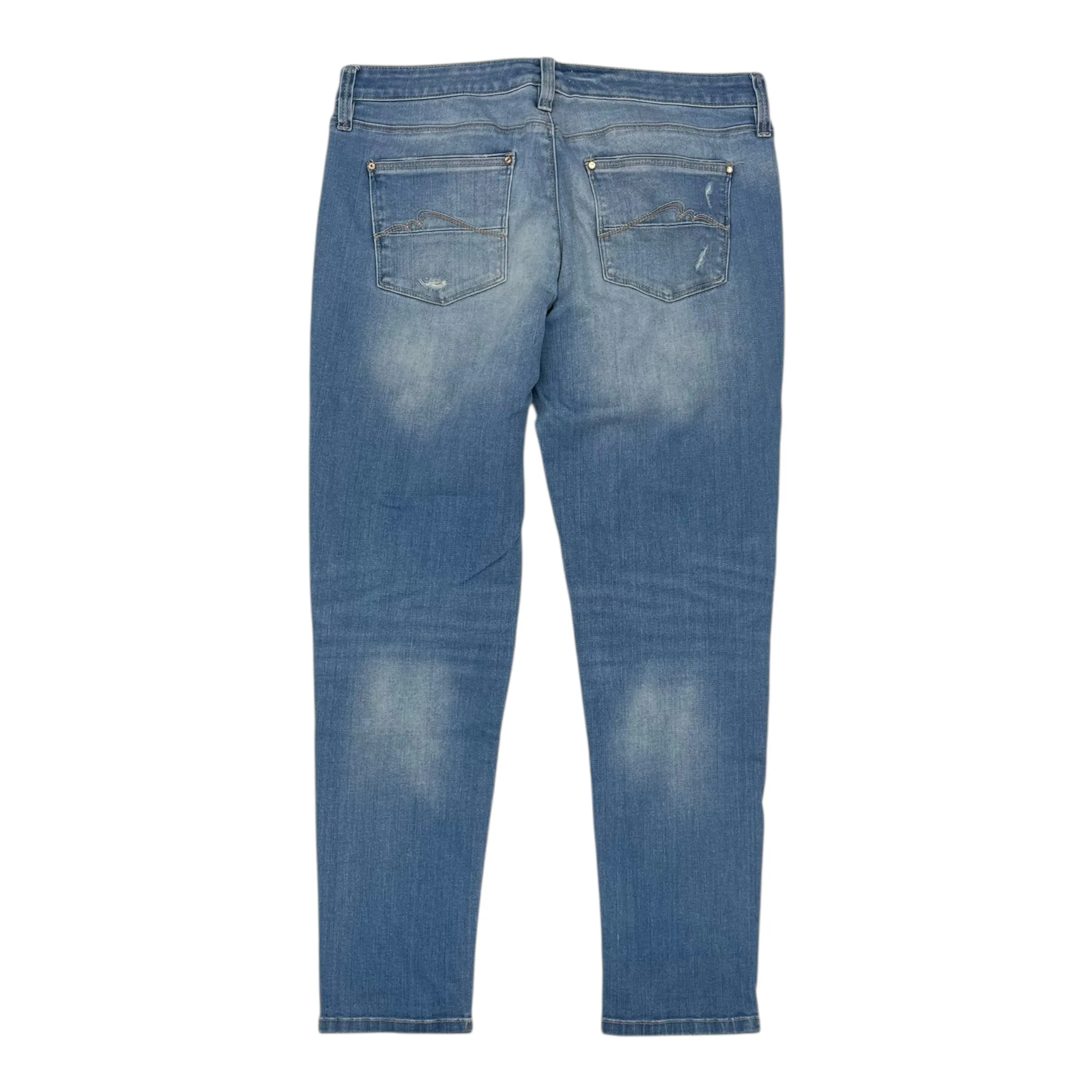 Jeans Straight By White House Black Market In Blue Denim, Size:6